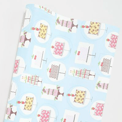 Shop of the Month: World Market - Kraft Birthday Cake Gift Wrap