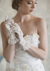 Ruche is Bridal Beautiful - Pure Elation Lace Gloves