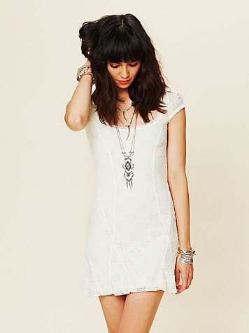 White Summer - Daisy Godet Slip Dress