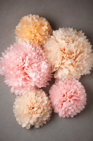 Summer Newsies from BHLDN - Papered Pom Set