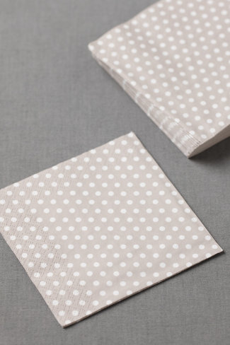 Summer Newsies from BHLDN - Polka-Dot Cocktail Napkins