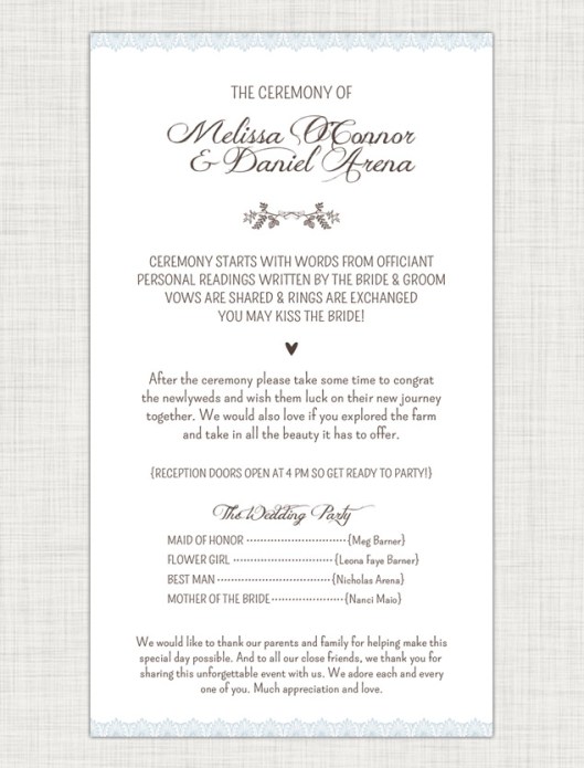 Anatomy of an Invite - Copyright 2012 Melissa O'Connor - Arena