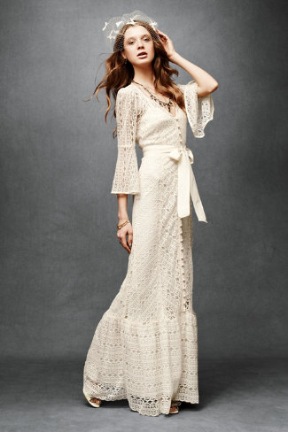 Shop of the Month: BHLDN - Greenbow Lace Gown