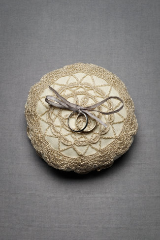 Shop of the Month: BHLDN - Heirloom Ring Pillow