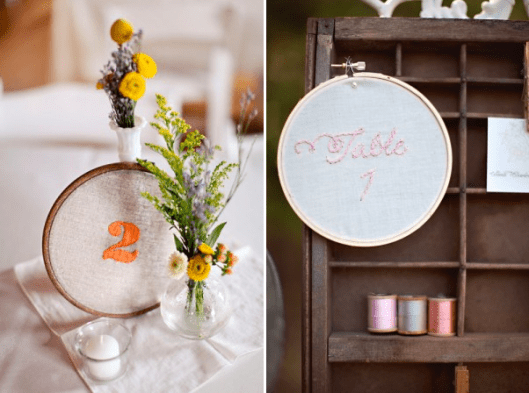 Embroidered-Table-Numbers-Becca-Wood-Photography and DIY-Embroidered-Table-Numbers-Tonya-Joy-Photography
