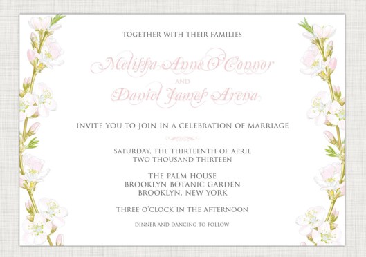 Wedding Invitation Suites are Here - Spring Floral