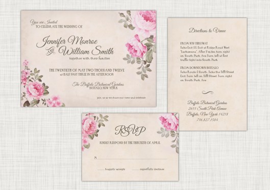 Wedding Invitation Suites are Here - Modern Floral