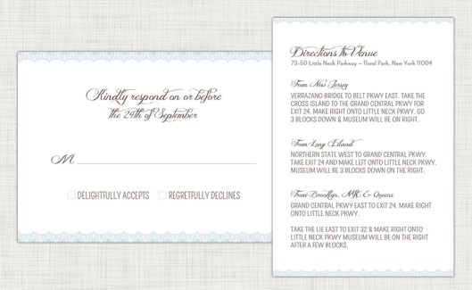 Wedding Invitation Suites are Here - Woodland Lace