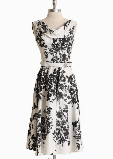 Shop of the Month: Ruche - Leading Lady Flower Print Dress By Unique Vintage