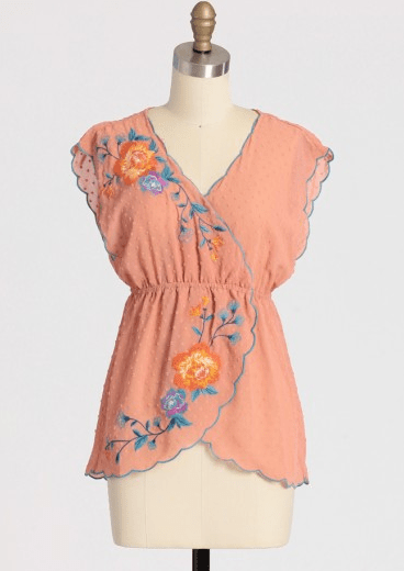 Shop of the Month: Ruche - Duchess Chiffon Embroidered Top