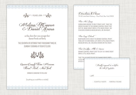 Wedding Invitation Suites are Here - Woodland Lace