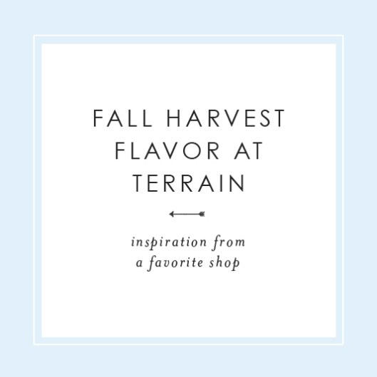 Fall Harvest Flavor at Terrain