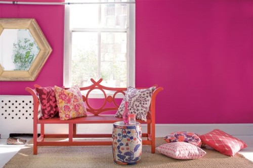 Decorate Your Home in Pink