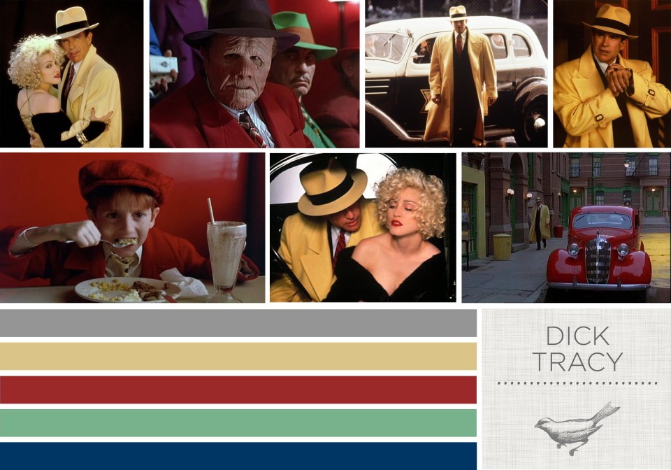 Color in Films: Dick Tracy Color in Films: Dick Tracy