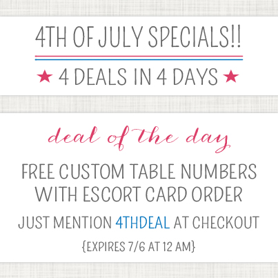 4th of July Sale 2013 - Day Two Special