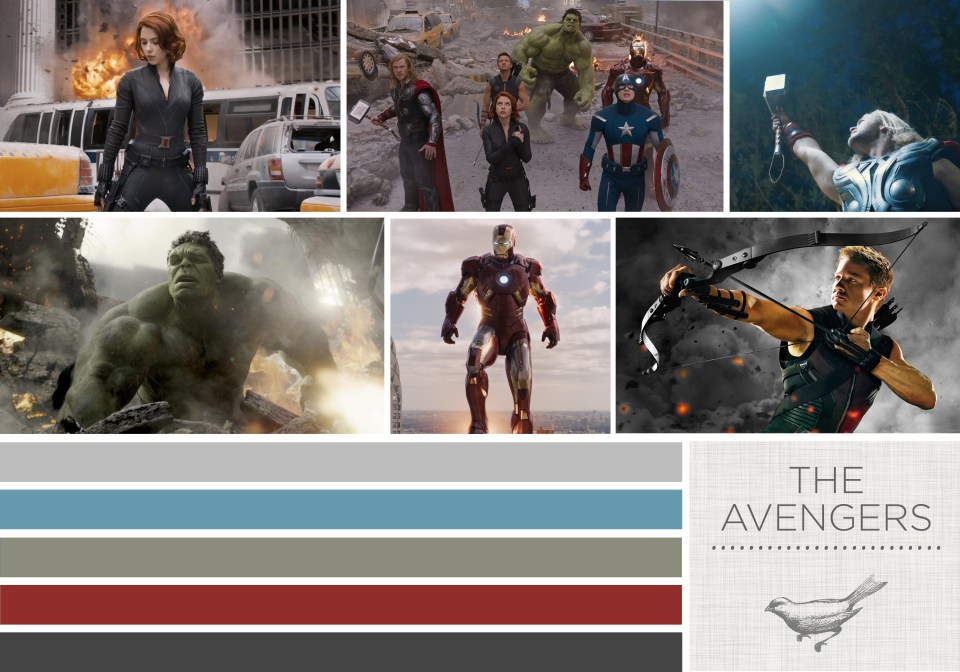 Color in Films- The Avengers Color in Films- The Avengers
