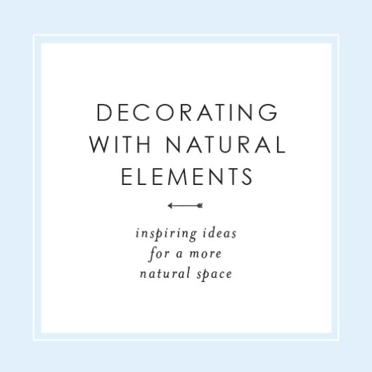 Decorating with Natural Elements