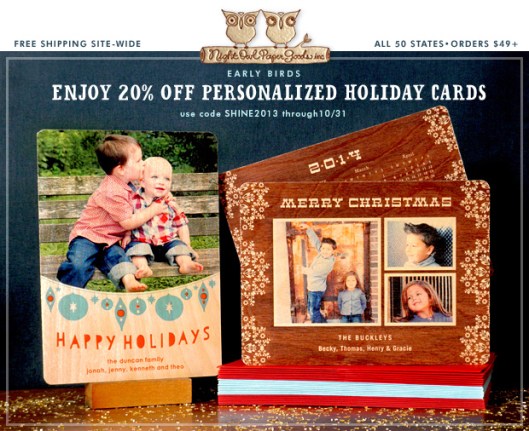 Give a Hoot for Holiday Cards