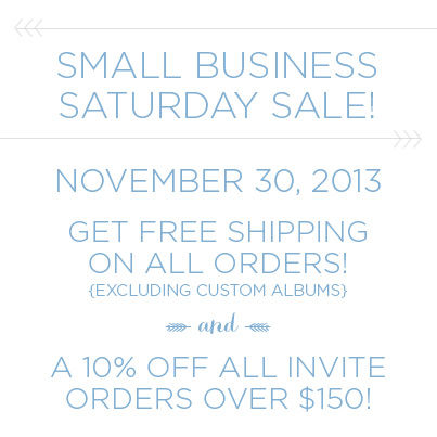 small business saturday sale