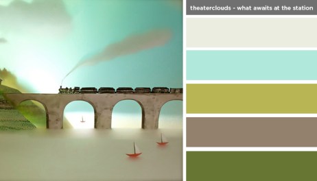 Art Inspired Palette: Theaterclouds - What Awaits at the Station Art Inspired Palette: Theaterclouds - What Awaits at the Station