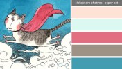 Art Inspired Palette: Aleksandra Chabros-Super Cat