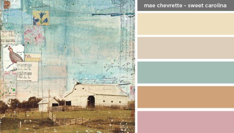 Art Inspired Palette: Mae Chevrette - Sweet Carolina Art Inspired Palette: Mae Chevrette - Sweet Carolina
