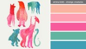 Art Inspired Palettes: Emma Kidd-Strange Creatures