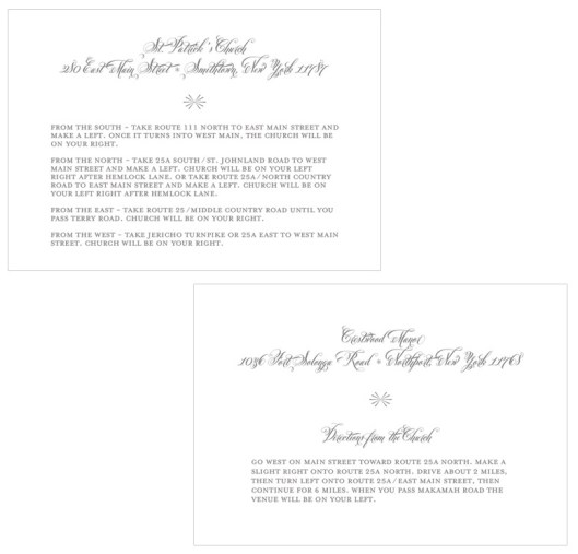 Heirloom Gray Wedding Invitation Suite by Gray Star Design
