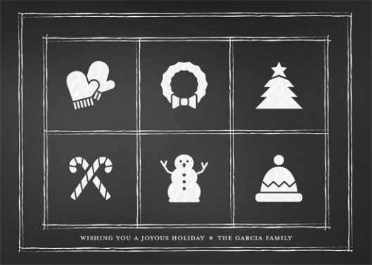Minted Holiday Challenge: Part 2 - Chalkboard Cheer