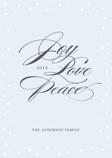 Minted Holiday Challenge: Part 2 - Joy, Love, Peace