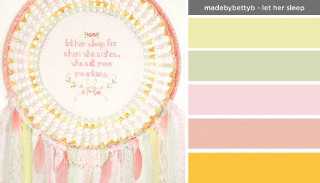 Art Inspired Palette: Made by Betty B - Let Her Sleep