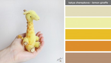 Art Inspired Palette: Katya Cherepkova-Lemon Giraffe