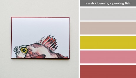 Art Inspired Palette: Sarah K Benning-Peeking Fish