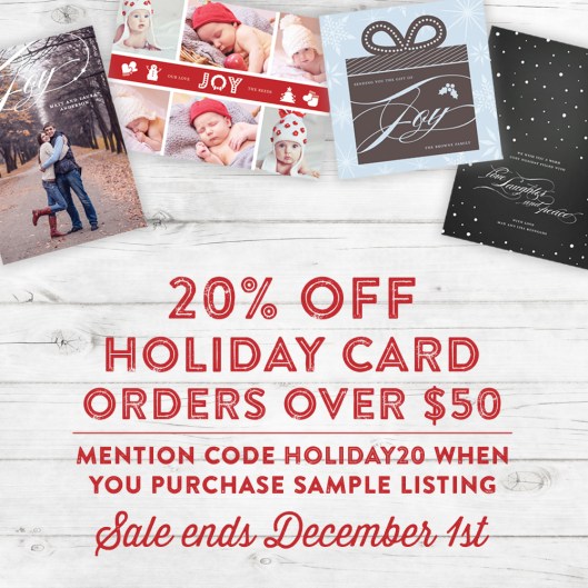 2014 Holiday Card Sale