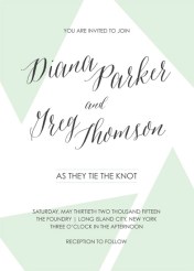 Love Triangle - To Have & To Hold Minted Wedding Invitation Challenge
