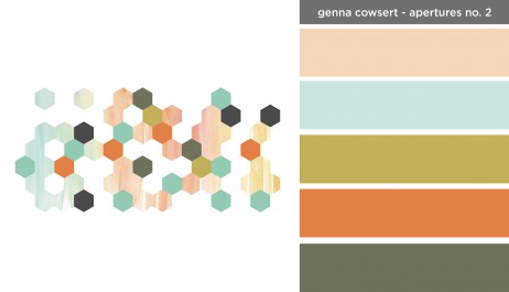 Art Inspired Palette: Genna Cowswert - Apertures No. 2