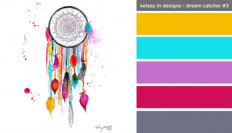 Art Inspired Palette: Kelsey M Designs - Dream Catcher #3