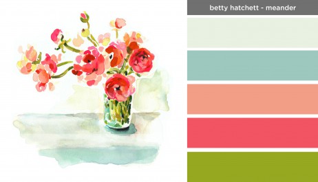 Art Inspired Palette: Betty Hatchett-Meander