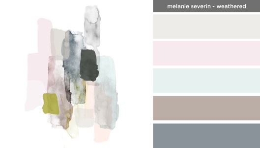 Art Inspired Palette: Melanie Severin-Weathered