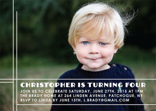 Minted Quickfire Children's Birthday Invitation Challenge