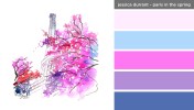 Art Inspired Palette: Jessica Durrant-Paris in the Spring