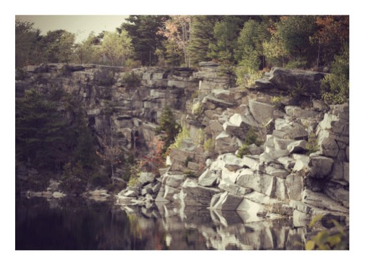 Through the Lens Minted Challenge - Cliff by the Lake