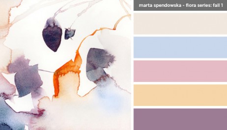 Art Inspired Palette: Marta Spendowska-Floral Series: Fall 1