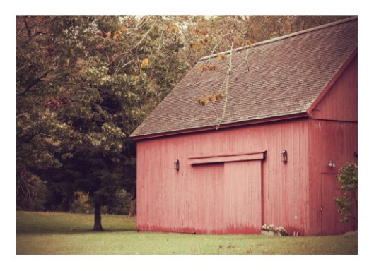 Red Barn in Autumn - Photo by Melissa O'Connor-Arena