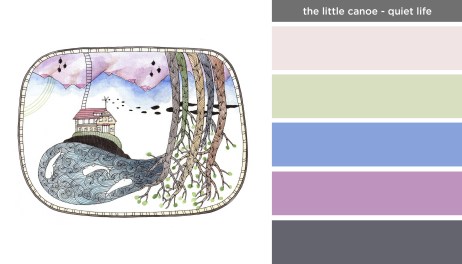 Art Inspired Palette: The Little Canoe-Quiet Life