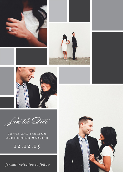 Minted Everlasting Love Save the Date Challenge - Modern Mosaic