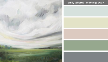 Art Inspired Palette: Emily Jeffords-Mornings Away