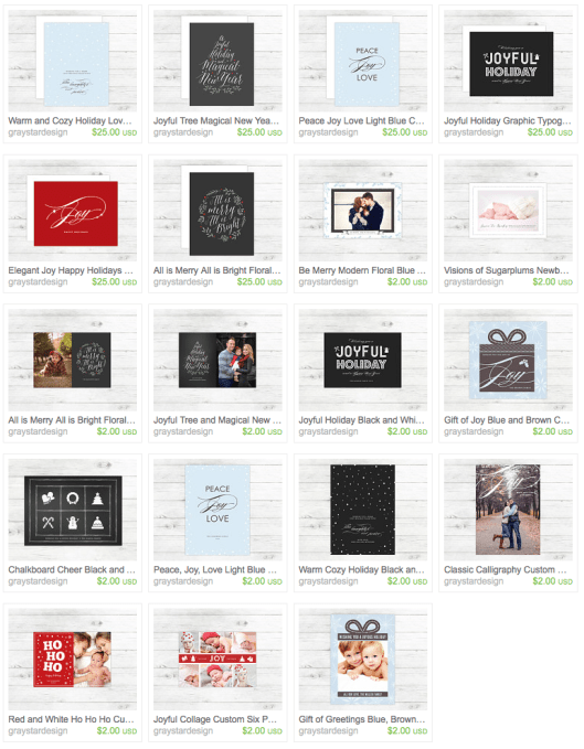 Gray Star Design Holiday Collection