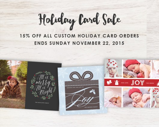 Custom Holiday Card Sale!