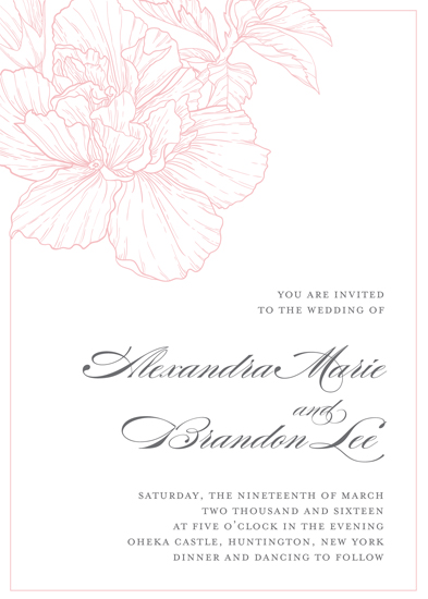 Minted Wedding Challenge - Classic Floral